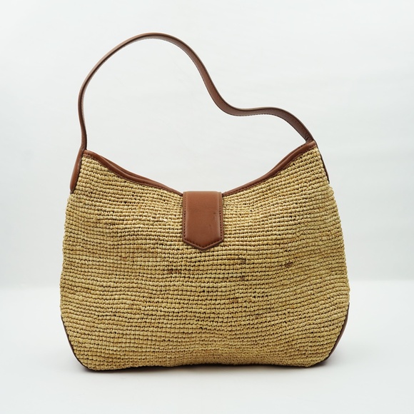 JCREW Berkeley Shoulder Bag in Handknotted Straw $148 EE7217 - Picture 4 of 8